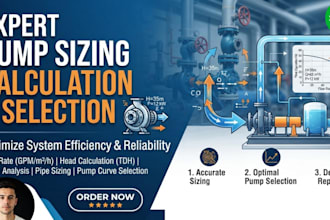 do pump sizing calculation with pump selection