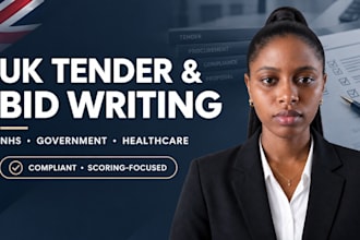 write winning UK tender, bid proposal, rfp and nhs contract