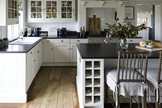 modern farm house architectural farm house kitchen design, urban villa rendering