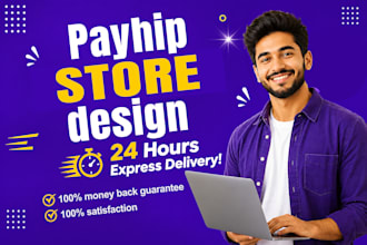 build a payhip website or payhip store for your digital products online