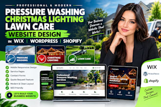 do pressure washing christmas lighting lawn care website in wix wordpress shopif