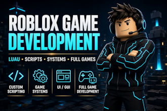 be your professional roblox scripter, lua scripting, roblox systems