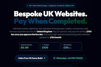 design and create you a website