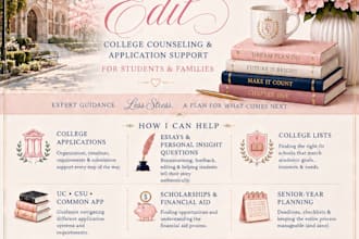 provide one on one college counseling to high school students