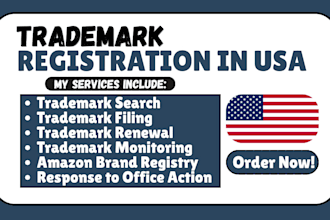 be your US licensed trademark attorney for US trademark registration