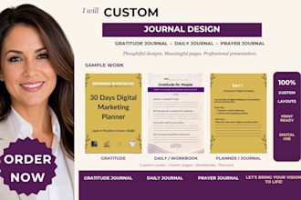 custom journal design gratitude journal daily journal prayer journal