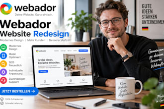redesign webador website design and hostinger shift4shop squarespace design