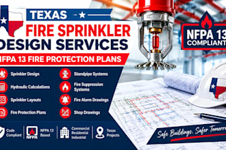 design texas fire sprinkler systems and nfpa 13 fire protection plans