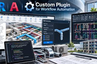 build revit plugin autocad addins for bim, mep automation with api csharp python