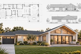 draw home addition permit plans, renovation remodel and architectural drawings