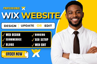 edit wix site update wix site redesign wix site modify wix site