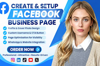 do facebook business page create and setup social media account optimization