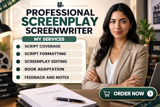 edit, proofread, and format your movie script or screenplay