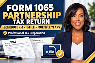 prepare and efile years of form 1065 partnership tax return schedule k1 tax