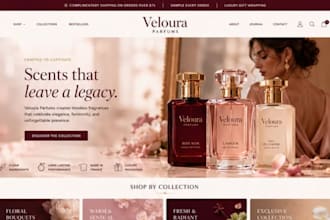 build perfume shopify store perfume website fragrance store