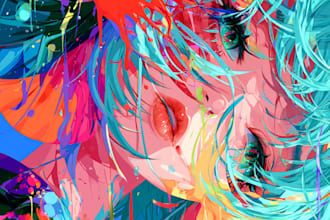 draw anime art illustration