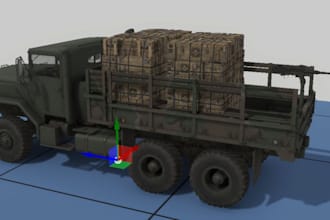 create custom vehicles and military props for arma reforger