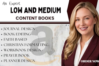 edit and format christian journals, planners, workbooks, tracers and KDP journal
