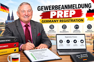 prepare your gewerbeanmeldung application details for germany registration