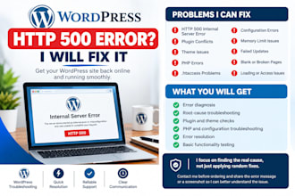 fix and resolve wordpress http 500 internal server errors