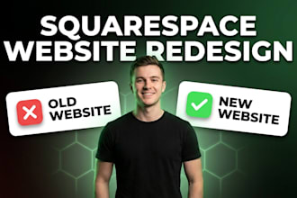 build squarespace website design, redesign squarespace website development