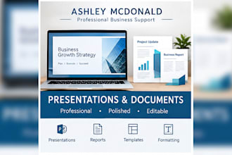create professional presentations and business documents