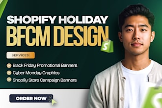 design black friday cyber monday ads and campaign banners for shopify brands