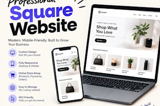redesign your square website and square online store