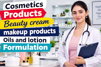 be your cosmetic chemist and do cosmetic formulations