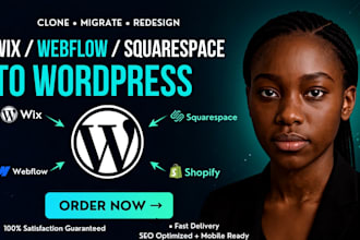 design or redesign wix website, wix revamp, wix studio website