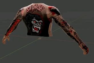 develop fivem custom ped , fivem clothing, custom tattoo, chain