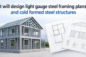 design light gauge steel framing plans and cold formed steel structures
