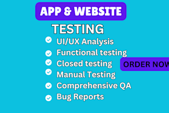 do professional app testing