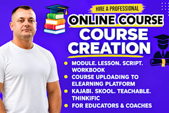 create interactive elearning courses for canvas, kajabi, and learnworlds
