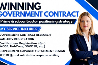 write your rfp rfq proposal do  sam gov  government contracts bid proposal
