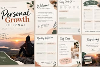 design journals, workbooks, planners and KDP ebooks