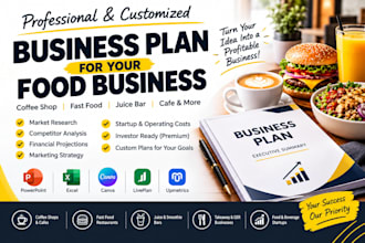 create coffee shop fast food juice bar business plan startup market research