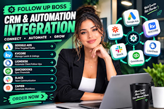 follow up boss google ads kvcore liondesk quickbooks slack zapier integration