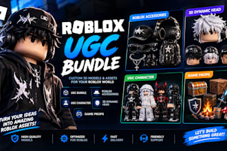 model from scratch a roblox ugc bundle
