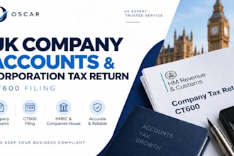 file UK company accounts and corporation tax return ct600