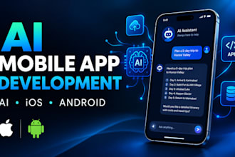 develop ai mobile app, ai integration android app, ios app, ai chatbot