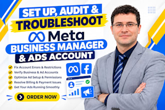 fix meta business suite problems and setup meta pixel for meta ads