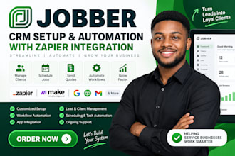 set up and automate your jobber crm with zapier integration
