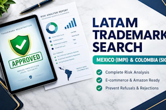 do impi mexico and sic colombia trademark search with complete risk analysis