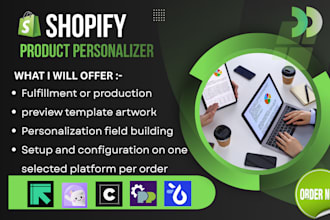 setup product personalizer teeinblue glood zepto customix easify globo pimw