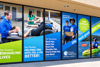 premium window graphics, storefront decal design for retail shops, business ads