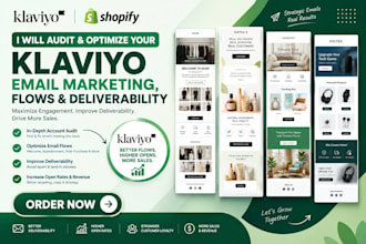 audit and optimize your klaviyo email marketing flows and deliverability