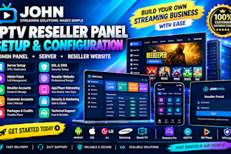 did reseller panel,strong8k,lion,megaott, dream4k, cobraott,trex,b1g server, web