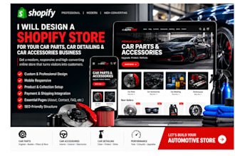 design car parts shopify store car detailing store car accessories website