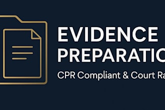 prepare and format your UK small claims court evidence bundle